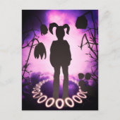 Carte Postale hallo d'oeuf de pâques de singi lapin (Devant)