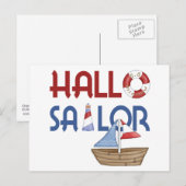 Carte Postale Hallo Sailor (Devant / Derrière)