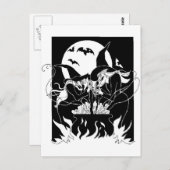 Carte Postale Halloween (Devant / Derrière)