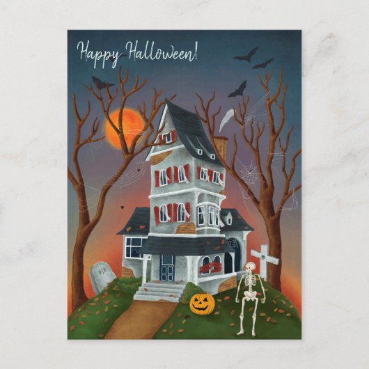 Carte Postale Halloween (Devant)