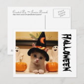 Carte postale Halloween (Devant / Derrière)