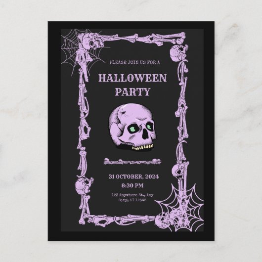 Carte postale Halloween (Devant)