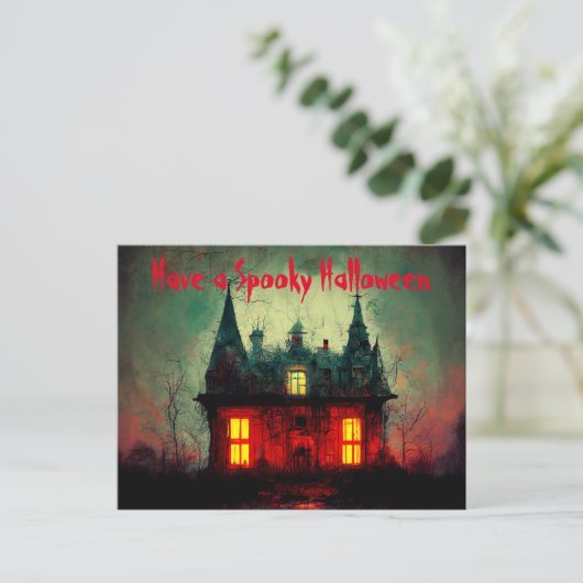 Carte postale Halloween (Debout devant)