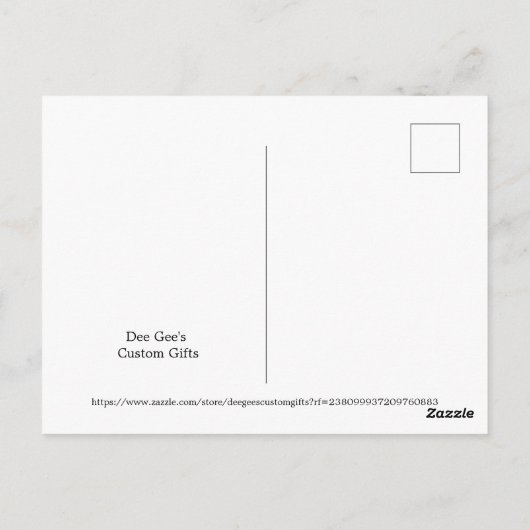 Carte postale Halloween (Dos)