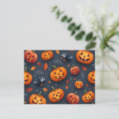 Carte postale Halloween (Debout devant)