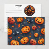 Carte postale Halloween (Devant / Derrière)