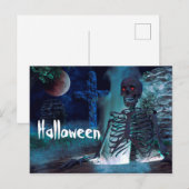 Carte postale Halloween (Devant / Derrière)
