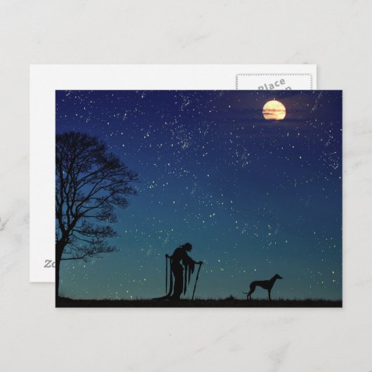 Carte Postale Halloween (Devant / Derrière)