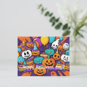 Carte postale Halloween (Debout devant)