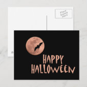 Carte postale Halloween (Devant / Derrière)