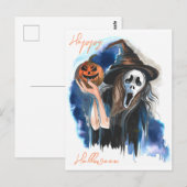 Carte postale Halloween (Devant / Derrière)