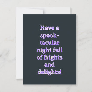 Carte postale Halloween