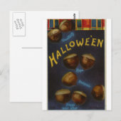 Carte postale Halloween (Devant / Derrière)