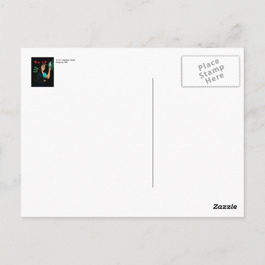 Carte postale Halloween (Dos)