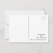 Carte postale Halloween (Dos)