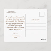 Carte postale Halloween (Dos)