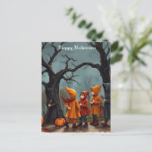 Carte Postale Halloween (Debout devant)