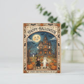 Carte postale Halloween (Debout devant)