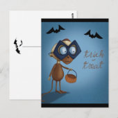 Carte postale Halloween (Devant / Derrière)