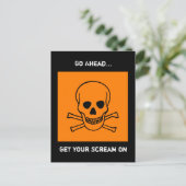Carte postale Halloween (Debout devant)