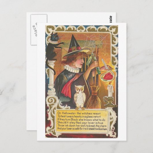 Carte Postale Halloween (Devant / Derrière)