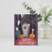 Carte Postale Halloween (Debout devant)