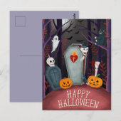 Carte Postale Halloween (Devant / Derrière)