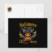 Carte postale Halloween (Devant / Derrière)