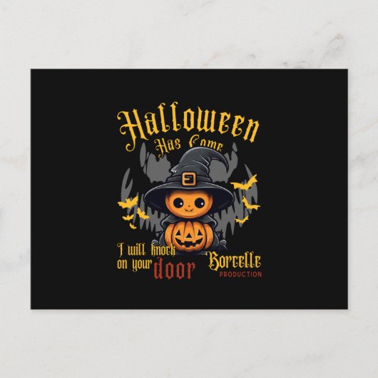 Carte postale Halloween (Devant)