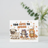 Carte postale Halloween (Debout devant)