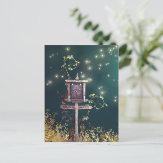 Carte postale Halloween (Debout devant)