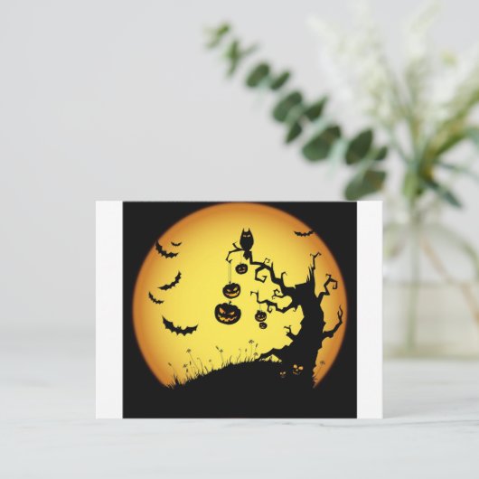 Carte Postale Halloween (Debout devant)