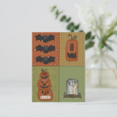 Carte postale Halloween (Debout devant)