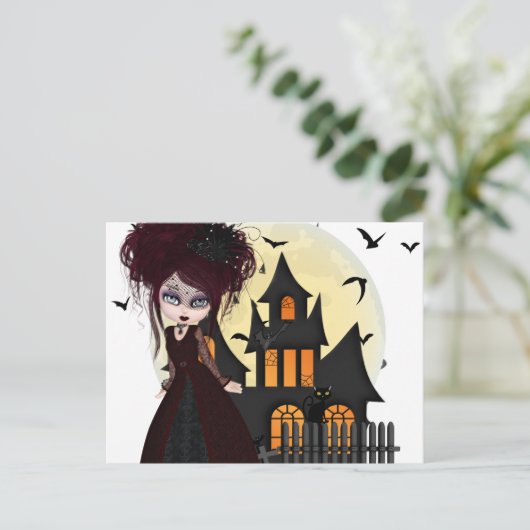 Carte Postale Halloween (Debout devant)