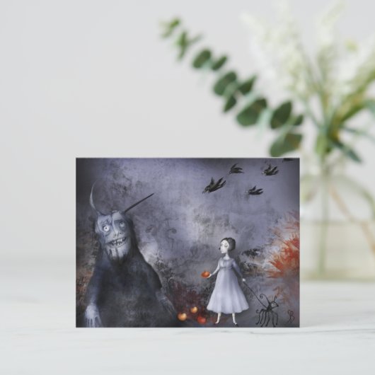 Carte postale Halloween (Debout devant)