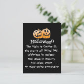 Carte Postale Halloween (Debout devant)