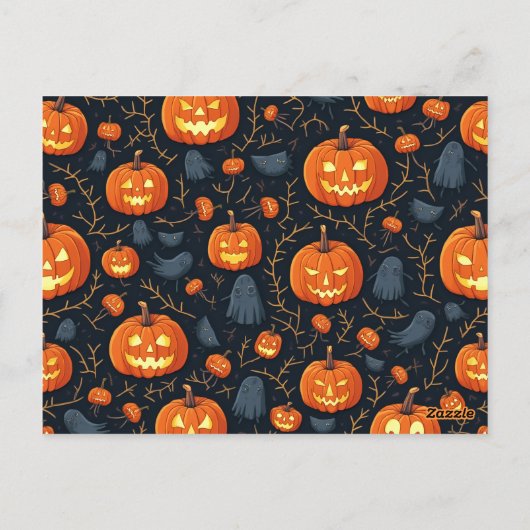 Carte postale Halloween (Dos)