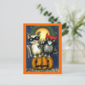 Carte postale Halloween (Debout devant)