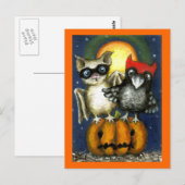 Carte postale Halloween (Devant / Derrière)