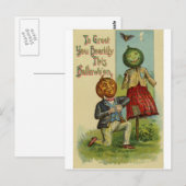 Carte postale Halloween (Devant / Derrière)
