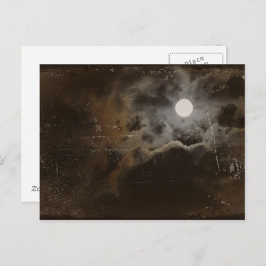 Carte postale Halloween (Devant / Derrière)