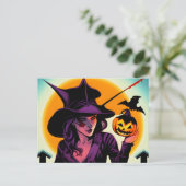 Carte Postale Halloween (Debout devant)
