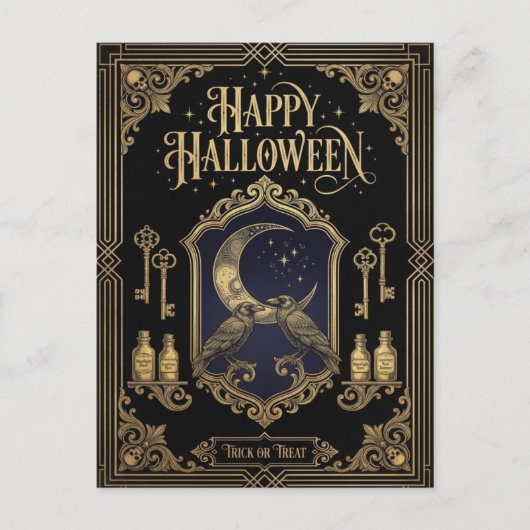 Carte postale Halloween (Devant)