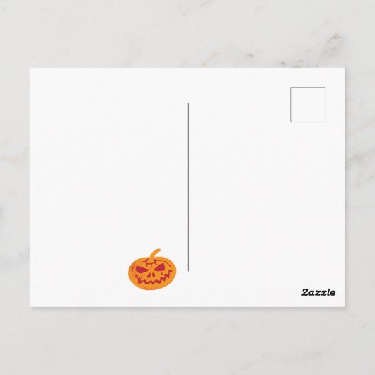 Carte postale Halloween (Dos)
