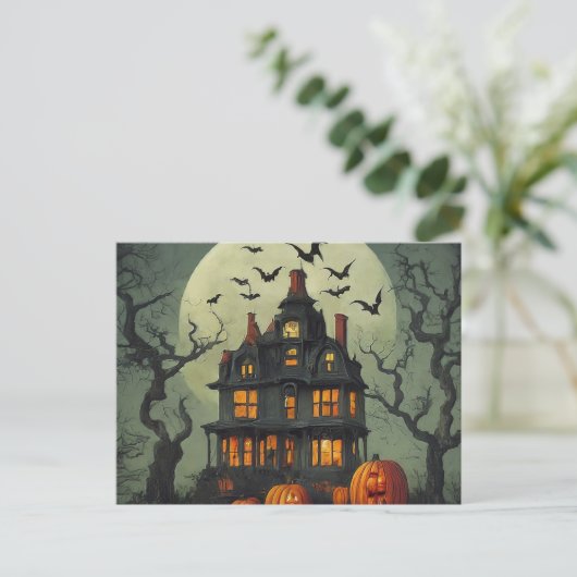 Carte postale Halloween (Debout devant)
