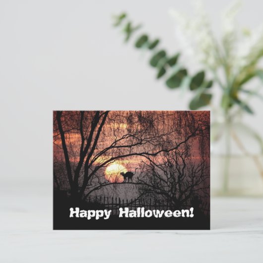 Carte Postale Halloween (Debout devant)
