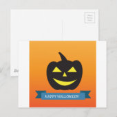 Carte Postale Halloween (Devant / Derrière)