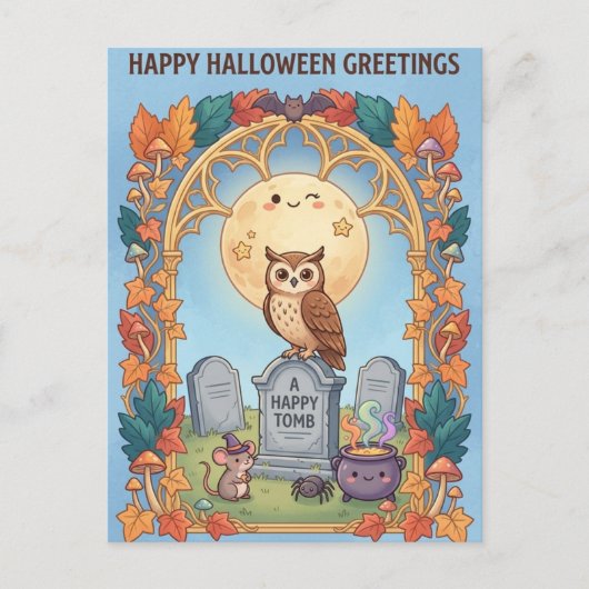 Carte postale Halloween (Devant)