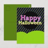 Carte postale Halloween (Devant / Derrière)