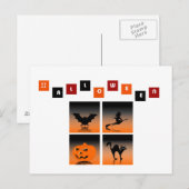 Carte Postale halloween (Devant / Derrière)